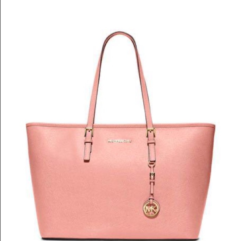 Michael Kors pink jet set bag!
